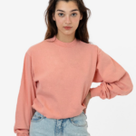1807GD Unisex – 6.5oz Long Sleeve Garment Dye Crew Neck T-Shirt