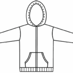 zipped hoodie